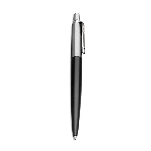 Jotter Bond Street Ballpoint Pen, Retractable, Medium 1 Mm, Blue Ink, Black/chrome Barrel