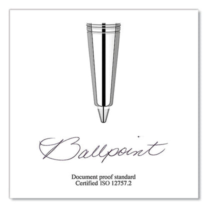 Quinkflow Refill For Parker Ballpoint Pen, Medium Tip, Black Ink, 3/pack