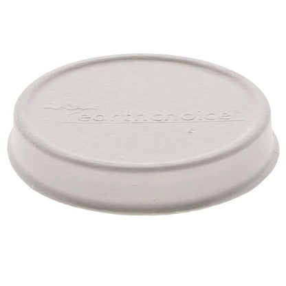 Earthchoice Pfas-free Compostable Soup Cup Lid, For 8 Oz To 16 Oz Soup Cups, 4" Diameter, White, Sugarcane, 500/carton