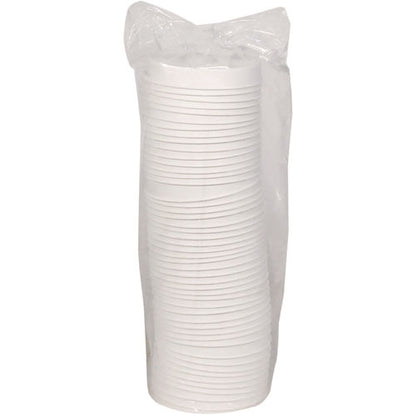 Earthchoice Pfas-free Compostable Soup Cup Lid, For 8 Oz To 16 Oz Soup Cups, 4" Diameter, White, Sugarcane, 500/carton