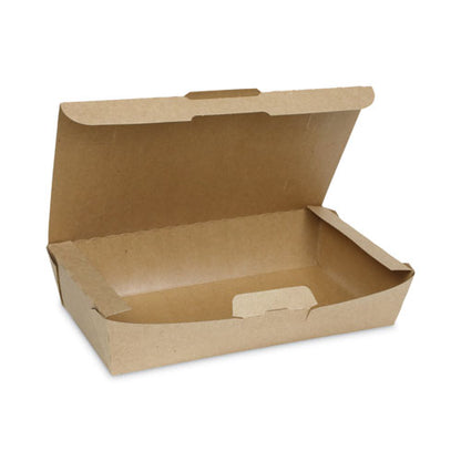 Earthchoice Tamper Evident Onebox Paper Box, 9 X 4.85 X 2, Brown, 100/carton