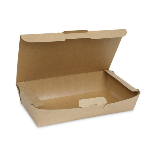 Earthchoice Tamper Evident Onebox Paper Box, 9 X 4.85 X 2, Brown, 100/carton