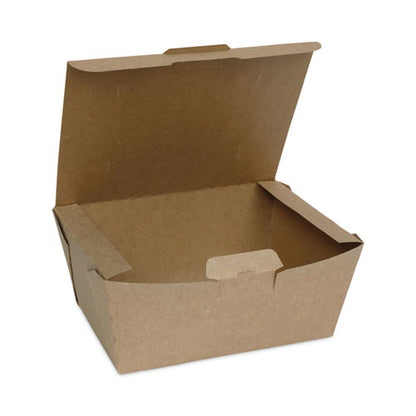 Earthchoice Tamper Evident Onebox Paper Box, 6.54 X 4.5 X 3.25, Brown, 160/carton