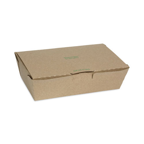 Earthchoice Tamper Evident Onebox Paper Box, 9.04 X 4.85 X 2.75, Brown, 162/carton