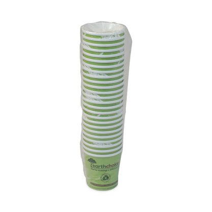 Earthchoice Compostable Soup Cup Large, 16 Oz, 3.63" Diameter X 3.88" H, Green, Paper, 500/carton
