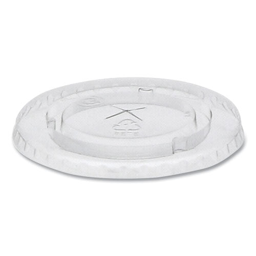 Cold Cup Lids, Fits 12 Oz/14 Oz/16 Oz/20 Oz Cold Cups, Plastic, Clear, 1,680/carton