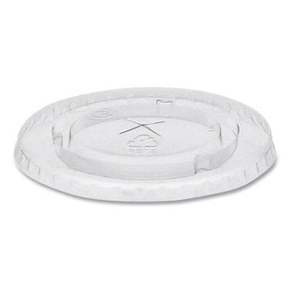 Cold Cup Lids, Fits 12 Oz/14 Oz/16 Oz/20 Oz Cold Cups, Plastic, Clear, 1,680/carton