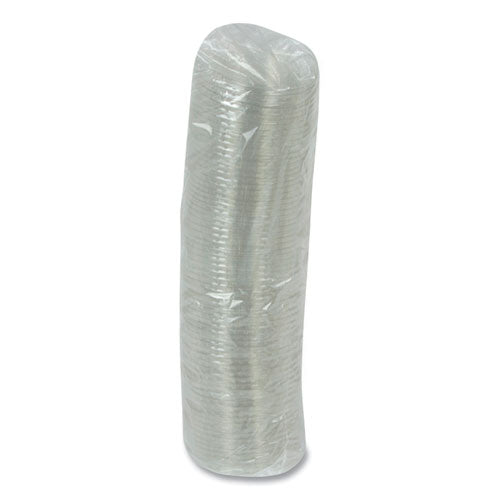 Cold Cup Lids, Fits 12 Oz/14 Oz/16 Oz/20 Oz Cold Cups, Plastic, Clear, 1,680/carton
