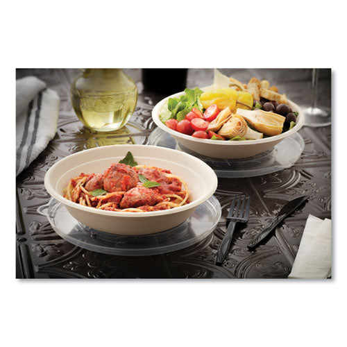 Earthchoice Fiber-blend Bagasse Dinnerware, Bowl, Sugarcane, 32 Oz, Natural, 400/carton