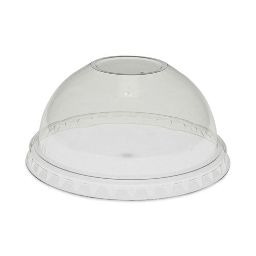 Earthchoice Strawless Rpet Lid, Dome Lid, Fits 9 Oz To 20 Oz "a" Cups, Plastic, Clear, 900/carton