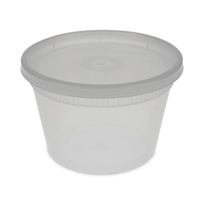 Newspring Delitainer Microwavable Container, 16 Oz, 2 X 2 X 2, Clear, Plastic, 240/carton