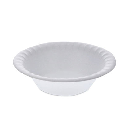 Placesetter Satin Non-laminated Foam Dinnerware, Bowl, 12 Oz, White, 1,000/carton