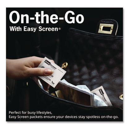 Pdi Easy Screen Cleaning Wipes, Individually Wrapped, 1-ply, 5 X 8, Unscented, White, 50/box
