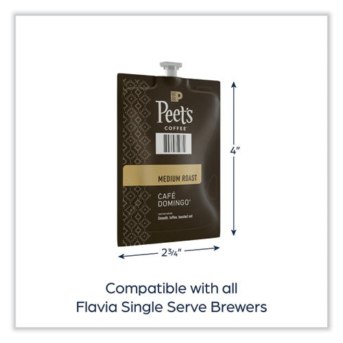 Flavia Ground Coffee Freshpacks, Cafe Domingo Blend, 76/carton