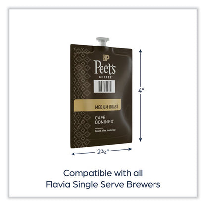 Flavia Ground Coffee Freshpacks, Cafe Domingo Blend, 76/carton