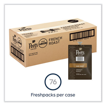 Flavia Ground Coffee Freshpacks, French Roast, 76/carton