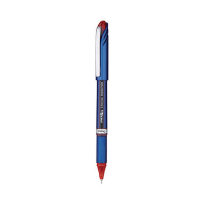 Energel Nv Gel Pen, Stick, Fine 0.5 Mm, Red Ink, Blue/red Barrel, Dozen
