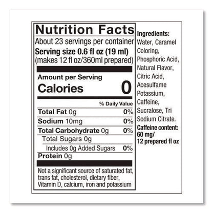 Drink Mix, Diet Cola, 14.8 Oz
