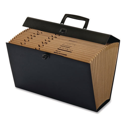 Case File, 5" Expansion, 19 Sections, Twist-lock Closure, Custom-cut Tabs, Legal Size, Randomly Assorted Colors