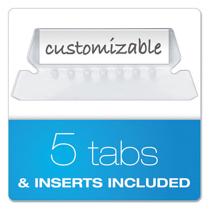 Desktop File With Hanging Folders, Letter Size, 6" Long, Blue