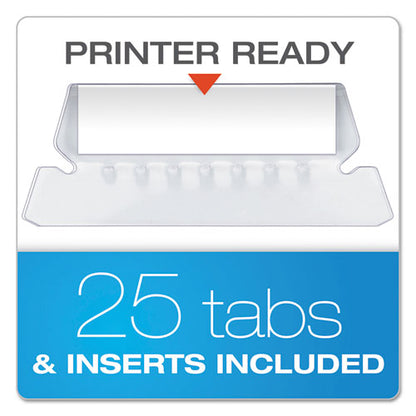 Colored Reinforced Hanging Folders, Legal Size, 1/5-cut Tabs, Violet, 25/box