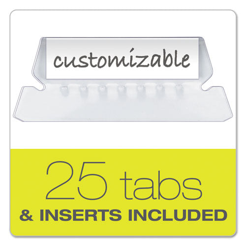 Colored Hanging Folders, Letter Size, 1/5-cut Tabs, Navy, 25/box