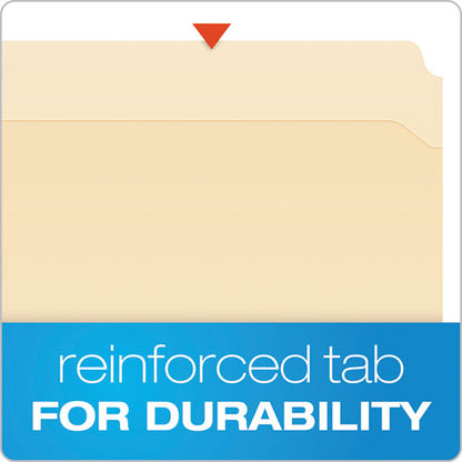 Manila Fastener Folders, 1/3-cut Tabs, 2 Fasteners, Letter Size, Manila Exterior, 50/box