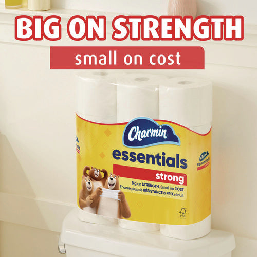 Essentials Strong Bathroom Tissue, Septic Safe, 1-ply, White, 429 Sheets/roll, 12 Rolls/pack, 4 Packs/carton