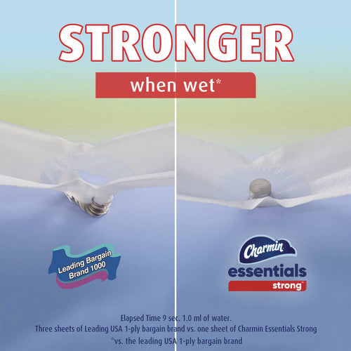 Essentials Strong Bathroom Tissue, Septic Safe, 1-ply, White, 429 Sheets/roll, 12 Rolls/pack, 4 Packs/carton