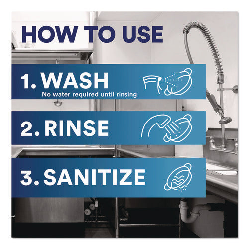 Heavy Duty Powerwash Commercial Dish Spray, Fresh Scent, 16 Oz Spray Bottle