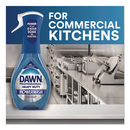 Heavy Duty Powerwash Commercial Dish Spray, Fresh Scent, 16 Oz Spray Bottle
