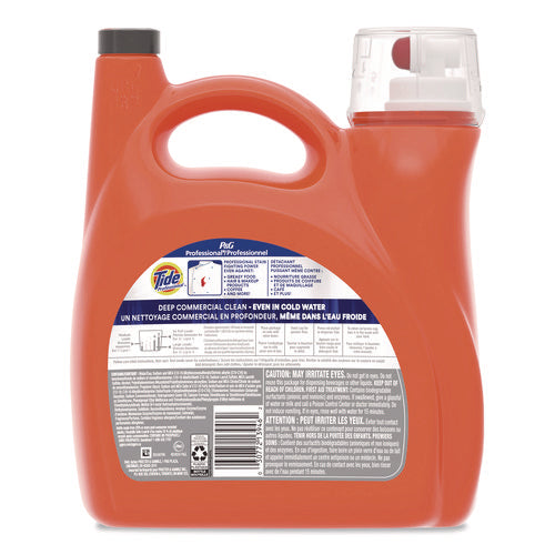 Commercial He Liquid Laundry Detergent, 129 Loads, 170 Oz Bottle With Dispensing Tap