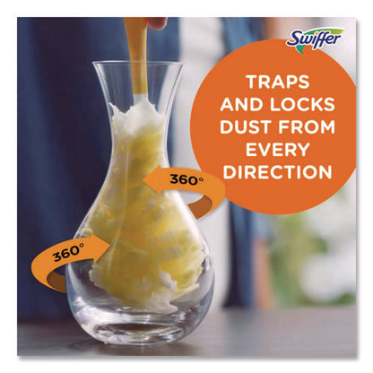 Heavy Duty Dusters Refill, Dust Lock Fiber, Yellow, 6/box, 4 Boxes/carton