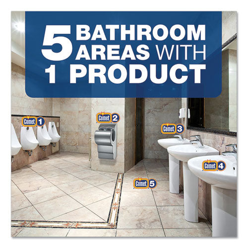 Disinfecting-sanitizing Bathroom Cleaner, 32 Oz Bottles, 8 Bottles And 2 Trigger Sprayers/carton