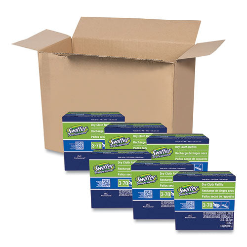 Dry Refill Cloths, 10.63 X 8, White, 32/box, 6 Boxes/carton