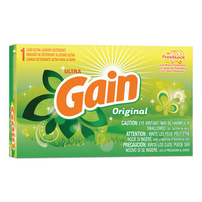 Powder Laundry Detergent, Gain Original Scent, 1.1 Oz Box, 156 Boxes/carton