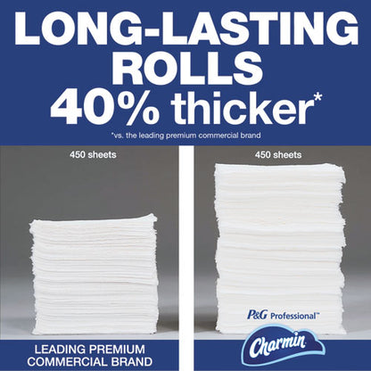 Commercial Bathroom Tissue,  Individually Wrapped, Septic Safe, 2-ply, White, 450 Sheets/roll, 75 Rolls/carton