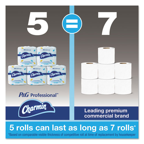 Commercial Bathroom Tissue,  Individually Wrapped, Septic Safe, 2-ply, White, 450 Sheets/roll, 75 Rolls/carton