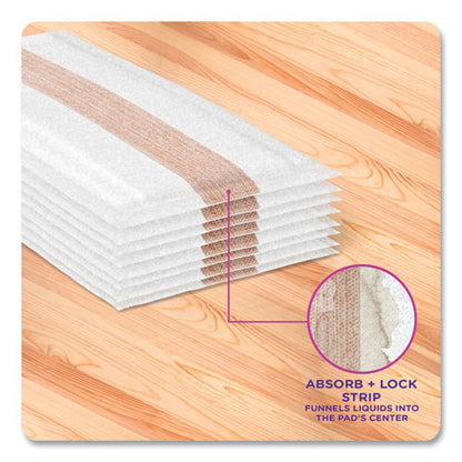Wetjet System Wood Mopping Pad, 5.4 X 11.3, White, 20/pack