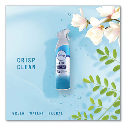 Air, Heavy Duty Crisp Clean, 8.8 Oz Aerosol Spray, 6/carton