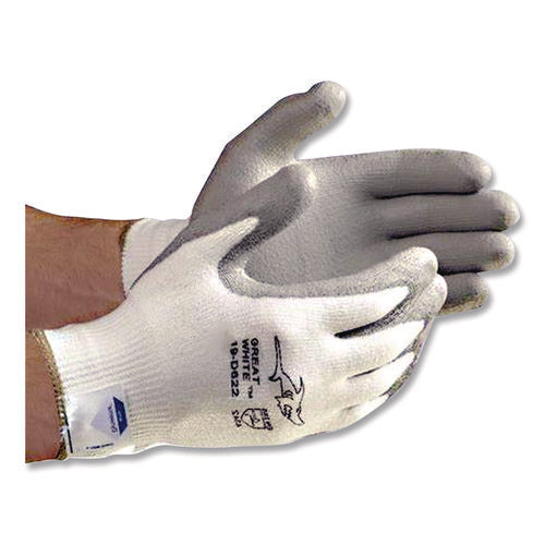 Great White 3gx Seamless Knit Dyneema Diamond Blended Gloves, En388: 4542, Small, White/gray, Pair