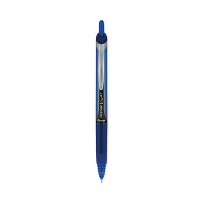 Precise V10rt Rollerball Pen, Retractable, Bold 1 Mm, Blue Ink, Blue Barrel, Dozen