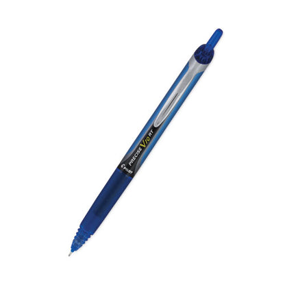 Precise V10rt Rollerball Pen, Retractable, Bold 1 Mm, Blue Ink, Blue Barrel, Dozen