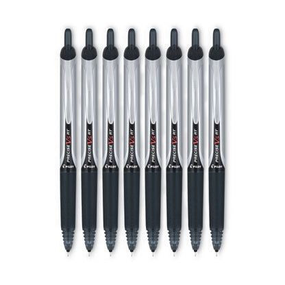 Precise V5rt Rollerball Pen, Retractable, Extra-fine 0.5 Mm, Black Ink, Black Barrel