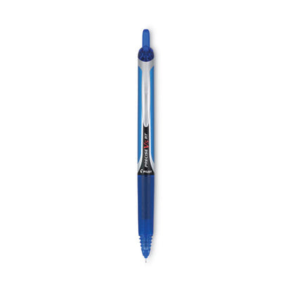 Precise V5rt Rollerball Pen, Retractable, Extra-fine 0.5 Mm, Blue Ink, Blue Barrel