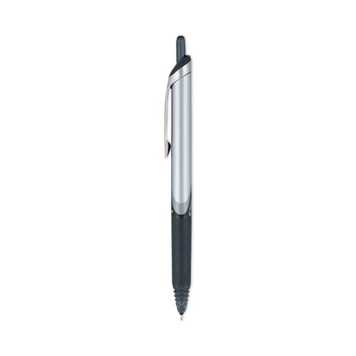 Precise V7rt Rollerball Pen, Retractable, Fine 0.7 Mm, Black Ink, Black Barrel