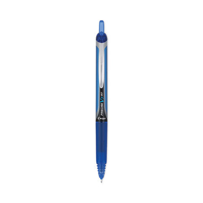 Precise V7rt Rollerball Pen, Retractable, Fine 0.7 Mm, Blue Ink, Blue Barrel