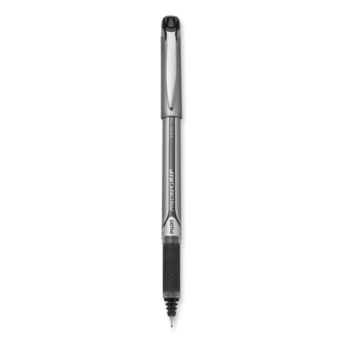 Precise Grip Rollerball Pen, Stick, Extra-fine 0.5 Mm, Black Ink, Black Barrel