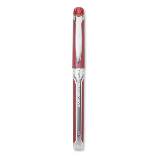 Precise Grip Rollerball Pen, Stick, Bold 1 Mm, Red Ink, Red Barrel
