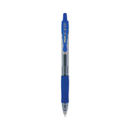 G2 Premium Gel Pen, Retractable, Bold 1 Mm, Blue Ink, Smoke/blue Barrel, Dozen
